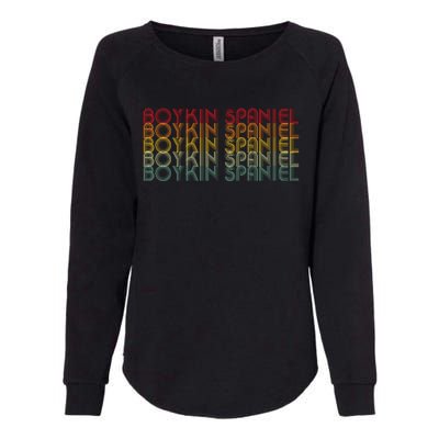 Boykin Spaniel Retro Design Womens California Wash Sweatshirt