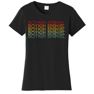 Boykin Spaniel Retro Design Women's T-Shirt