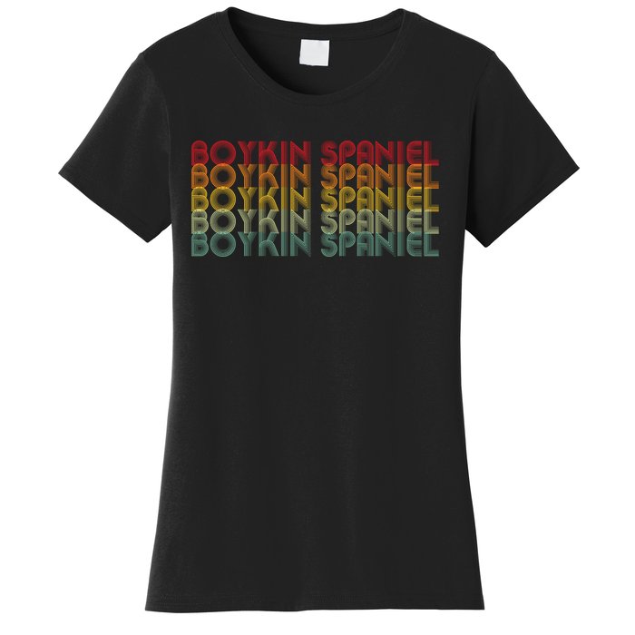 Boykin Spaniel Retro Design Women's T-Shirt