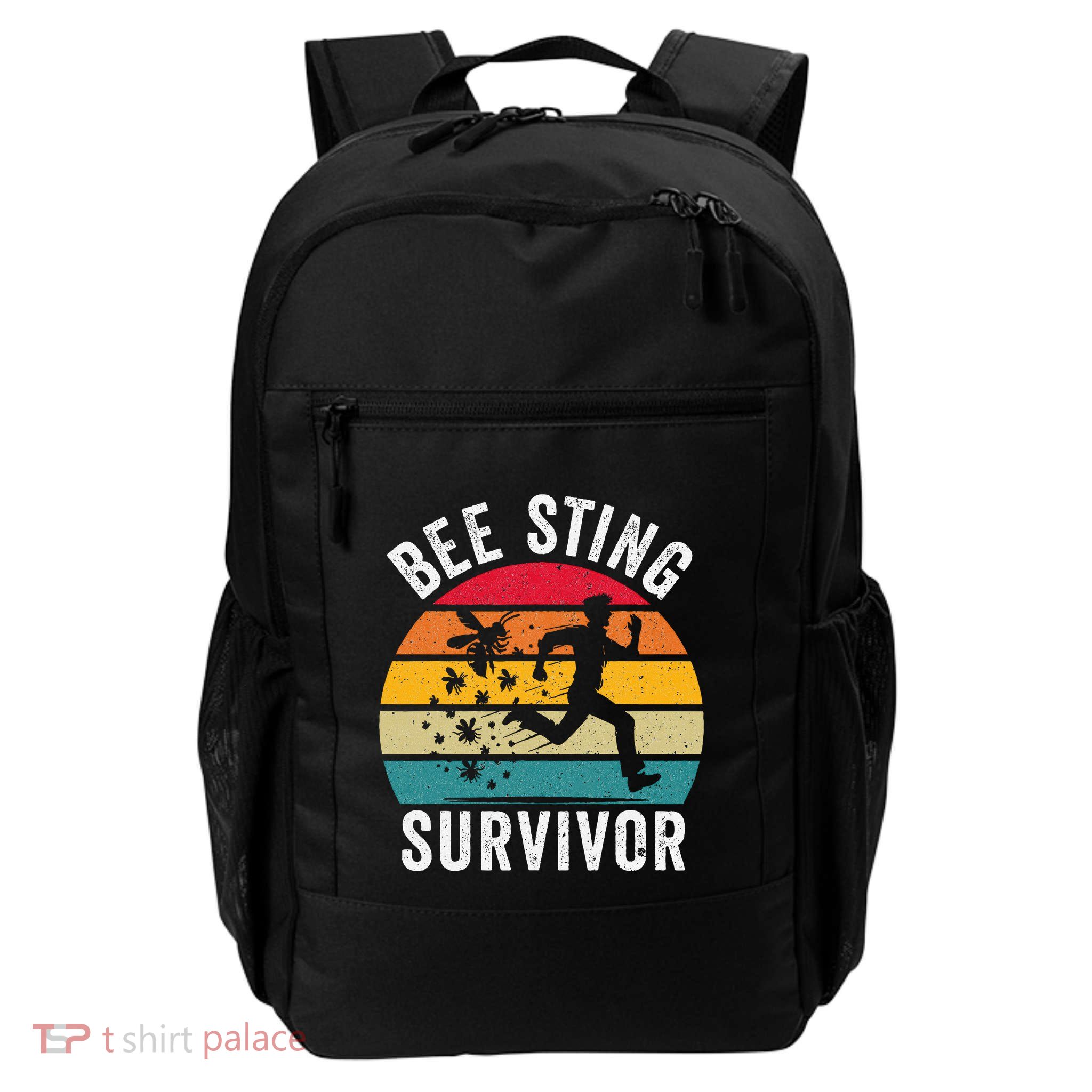 Bee Sting Survivor I Survived A Bee Sting Bee Keeper Daily Commute Backpack