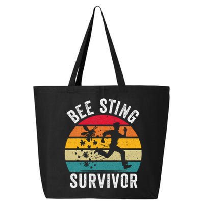 Bee Sting Survivor I Survived A Bee Sting Bee Keeper 25L Jumbo Tote