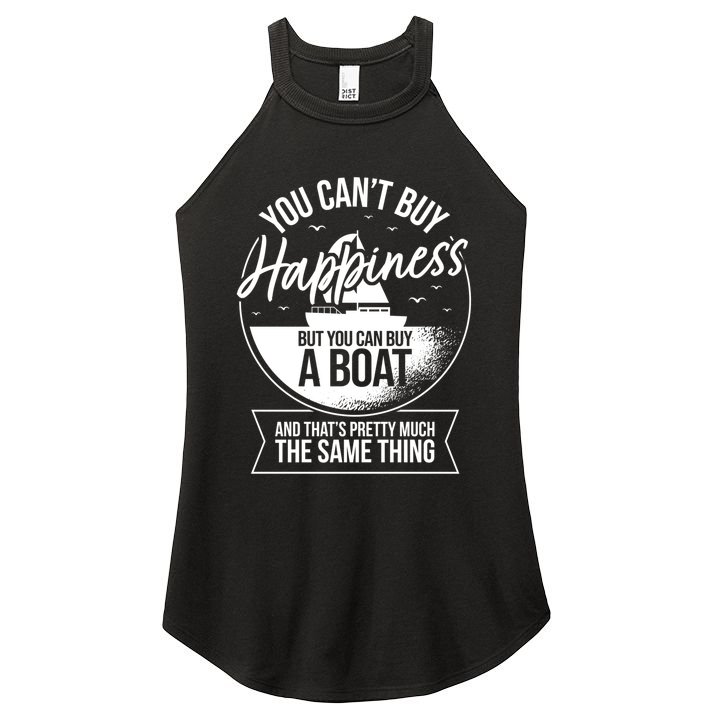 Boat Sailing Ship Gift Sailer Yacht Sailboat Gift Boating Gift Women's Perfect Tri Rocker Tank