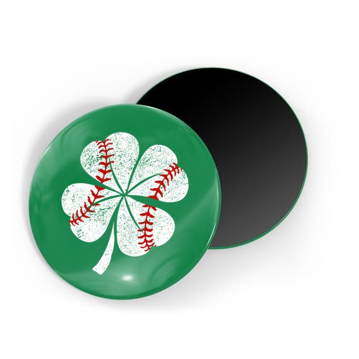 Baseball Shamrock St PatrickS Day Funny Retro Vintage Great Gift Magnet