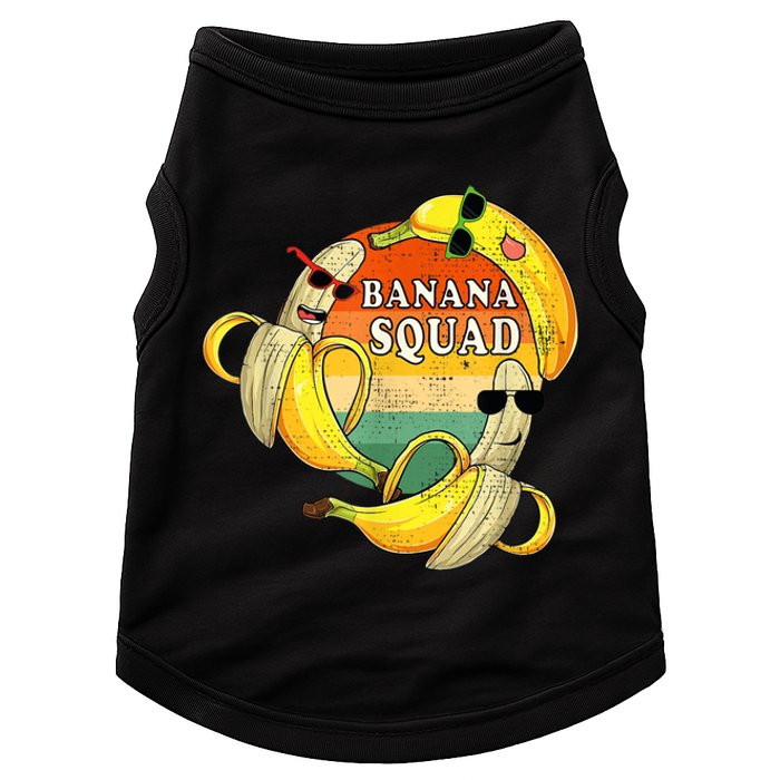 Banana Squad Summer Party Funny Banana Lover Fruit Doggie Tank