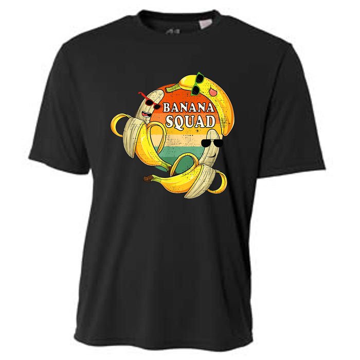 Banana Squad Summer Party Funny Banana Lover Fruit Cooling Performance Crew T-Shirt