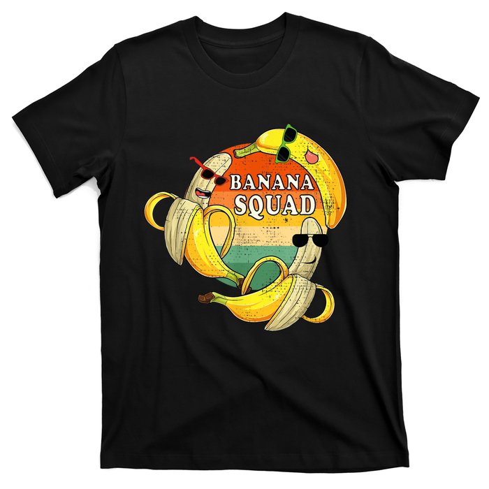 Banana Squad Summer Party Funny Banana Lover Fruit T-Shirt