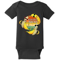 Banana Squad Summer Party Funny Banana Lover Fruit Baby Bodysuit