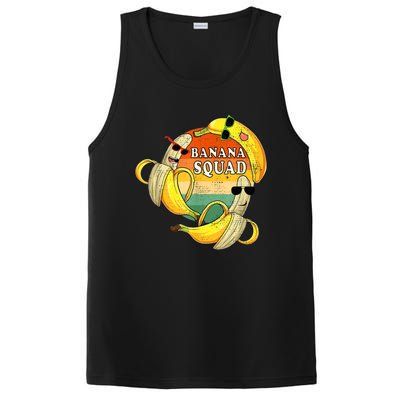 Banana Squad Summer Party Funny Banana Lover Fruit PosiCharge Competitor Tank