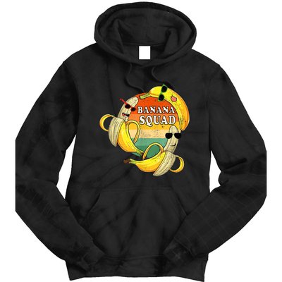 Banana Squad Summer Party Funny Banana Lover Fruit Tie Dye Hoodie