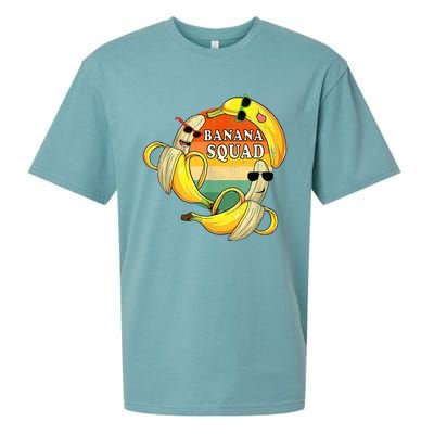 Banana Squad Summer Party Funny Banana Lover Fruit Sueded Cloud Jersey T-Shirt