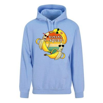 Banana Squad Summer Party Funny Banana Lover Fruit Unisex Surf Hoodie