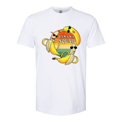 Banana Squad Summer Party Funny Banana Lover Fruit Softstyle CVC T-Shirt