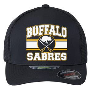 Buffalo Sabres Stripe Royal Blue Flexfit Unipanel Trucker Cap