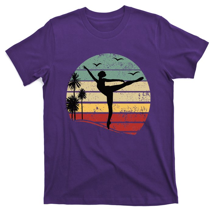 Ballet Silhouette Sunset Ballet Girl Ballet Ballerina T-Shirt