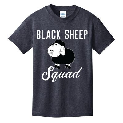 Black Sheepp Squad Funny Black Sheep Kids T-Shirt