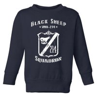 Black Sheepp Squadron VMA214 WWII Vintage Toddler Sweatshirt