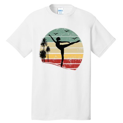 Ballet Silhouette Sunset Ballet Girl Ballet Ballerina Tall T-Shirt