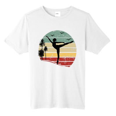 Ballet Silhouette Sunset Ballet Girl Ballet Ballerina Tall Fusion ChromaSoft Performance T-Shirt