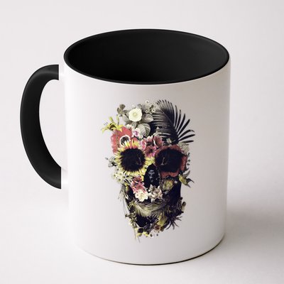 Bloom Skull Sunflower Mug