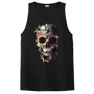 Bloom Skull Sunflower PosiCharge Competitor Tank