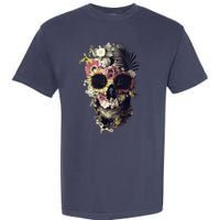 Bloom Skull Sunflower Garment-Dyed Heavyweight T-Shirt