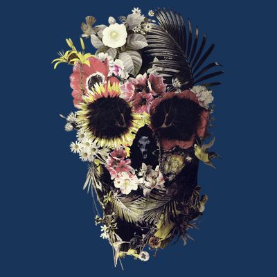 Bloom Skull Sunflower T-Shirt