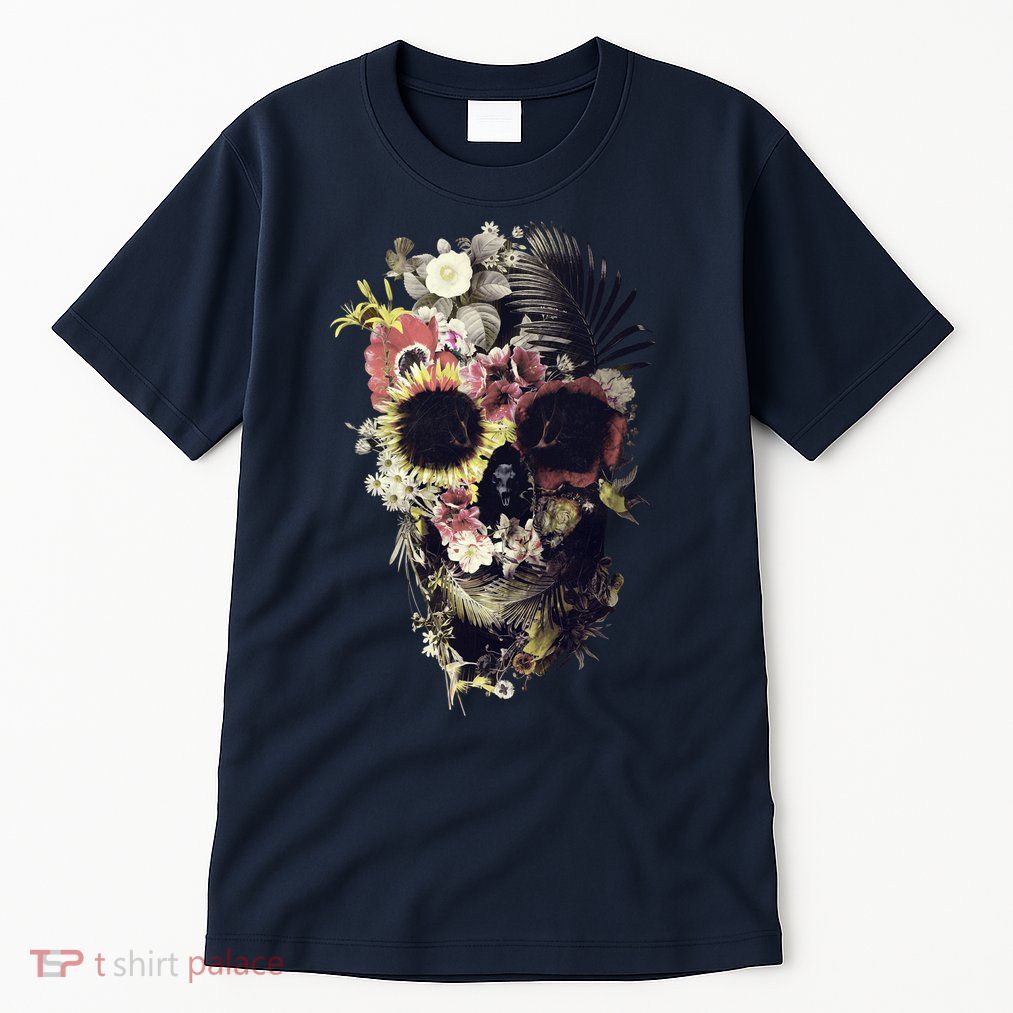 Bloom Skull Sunflower Tall T-Shirt