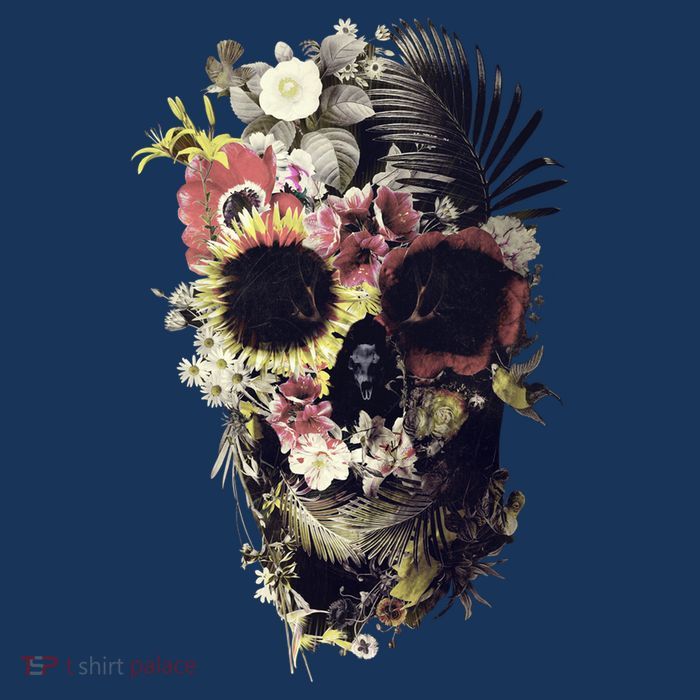 Bloom Skull Sunflower 16 in Basic Backpack