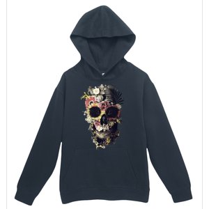 Bloom Skull Sunflower Urban Pullover Hoodie