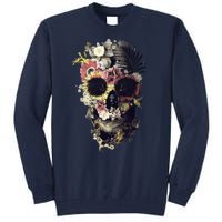 Bloom Skull Sunflower Tall Sweatshirt