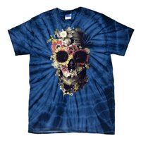 Bloom Skull Sunflower Tie-Dye T-Shirt