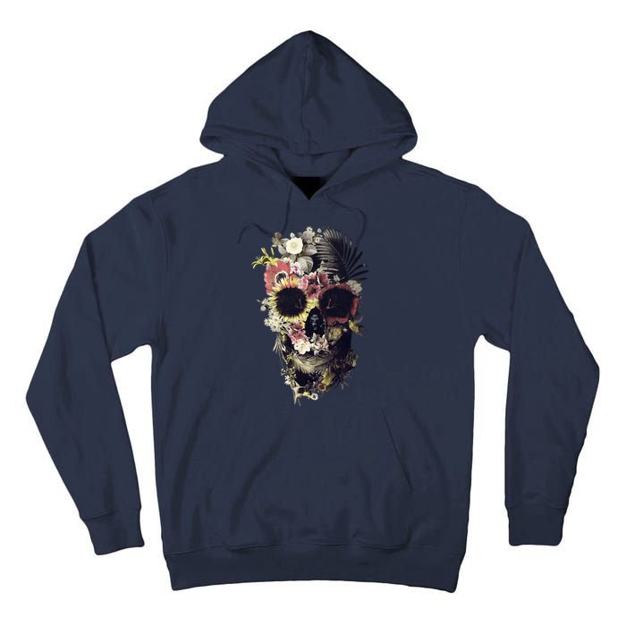 Bloom Skull Sunflower Tall Hoodie