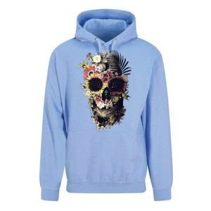 Bloom Skull Sunflower Unisex Surf Hoodie