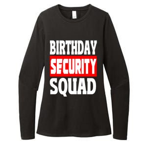 Birthday Security Squad Of Funny Birthday Squad Family Party Gift Womens CVC Long Sleeve Shirt