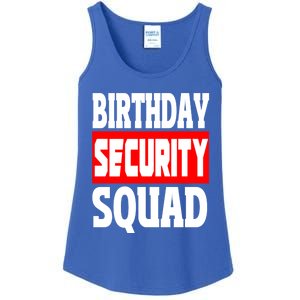 Birthday Security Squad Of Funny Birthday Squad Family Party Gift Ladies Essential Tank