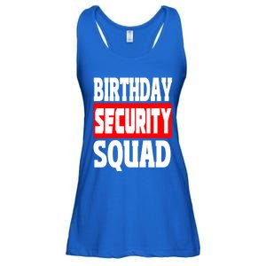 Birthday Security Squad Of Funny Birthday Squad Family Party Gift Ladies Essential Flowy Tank