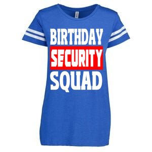 Birthday Security Squad Of Funny Birthday Squad Family Party Gift Enza Ladies Jersey Football T-Shirt