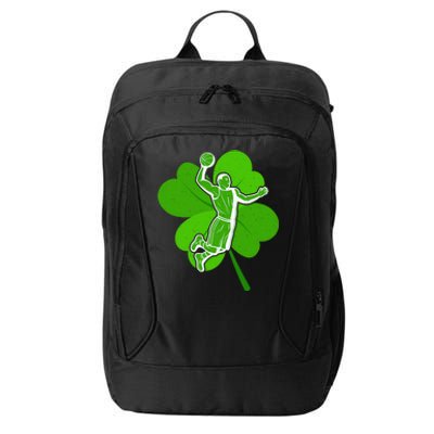 Basketball Sports Shamrock St Patricks Day City Backpack