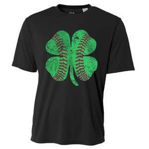 Baseball Shamrock St. Patrick's Day Saint Paddy's Cooling Performance Crew T-Shirt