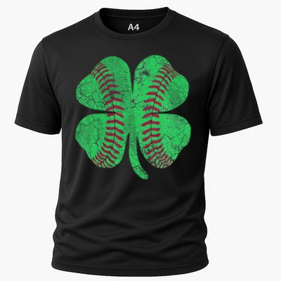 Baseball Shamrock St. Patrick's Day Saint Paddy's Cooling Performance Crew T-Shirt
