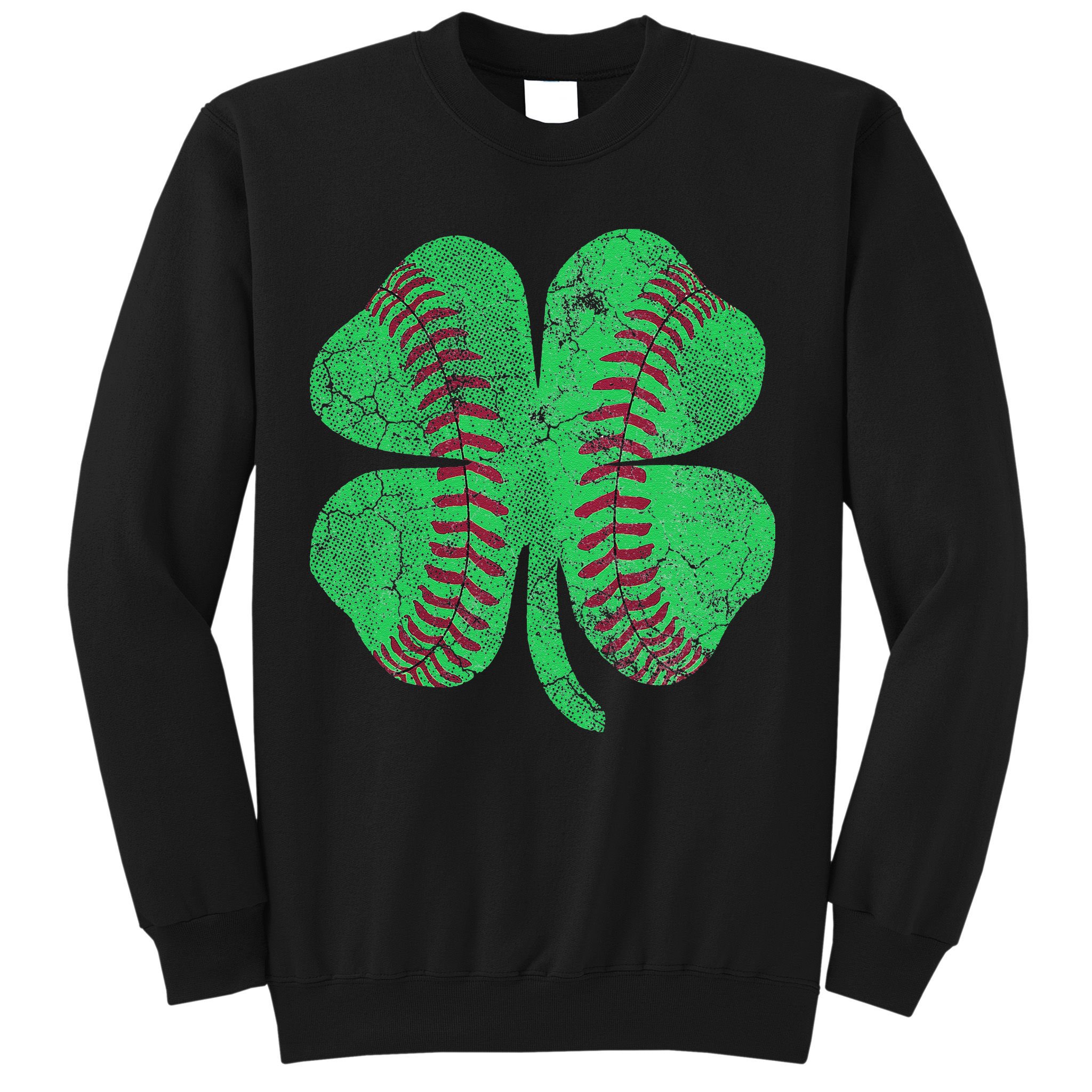 Baseball Shamrock St. Patrick's Day Saint Paddy's Sweatshirt