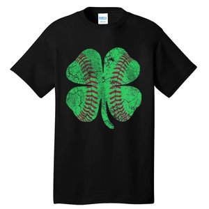 Baseball Shamrock St. Patrick's Day Saint Paddy's Tall T-Shirt