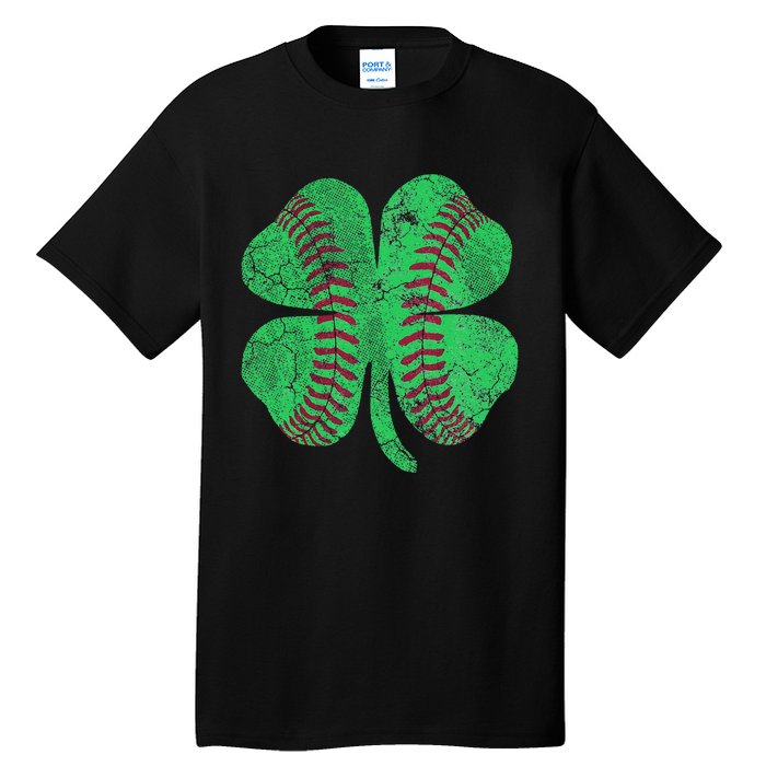 Baseball Shamrock St. Patrick's Day Saint Paddy's Tall T-Shirt