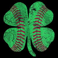 Baseball Shamrock St. Patrick's Day Saint Paddy's 16 in Basic Backpack