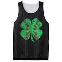 Baseball Shamrock St. Patrick's Day Saint Paddy's Mesh Reversible Basketball Jersey Tank