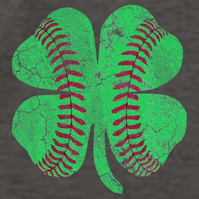 Baseball Shamrock St. Patrick's Day Saint Paddy's Vector Backpack