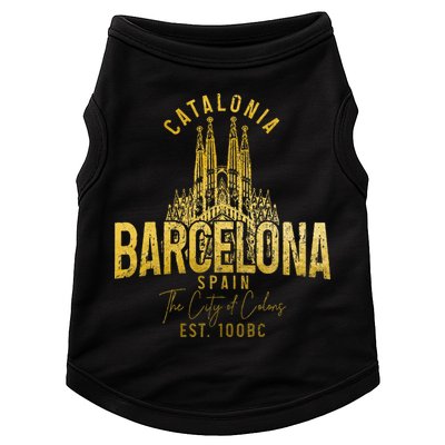 Barcelona Spain Souvenir Catalonia Doggie Tank