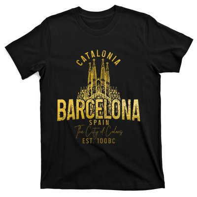 Barcelona Spain Souvenir Catalonia T-Shirt