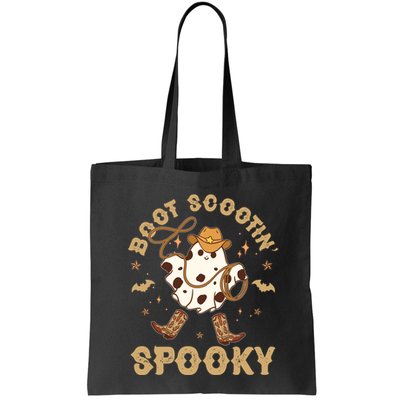 Boot Scootin Spooky Cute Halloween Cowboy Ghost Bag