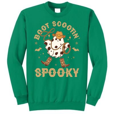 Boot Scootin Spooky Cute Halloween Cowboy Ghost Sweatshirt